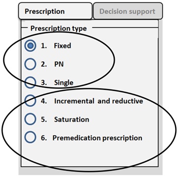  Drug prescription user interface